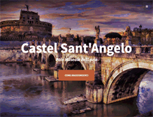 Tablet Screenshot of castelsantangelo.com